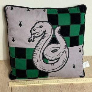 Harry Potter Wizarding World Universal Studios Slytherin Green Decorative Pillow